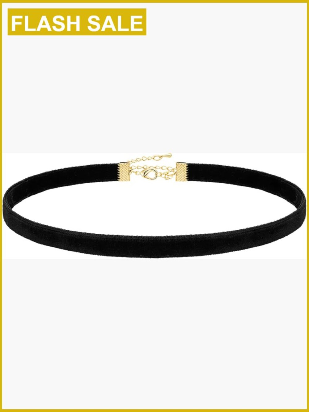 Ultra Comfortable Stretch Velvet Choker Necklace, 90s Goth Halloween Jewelry